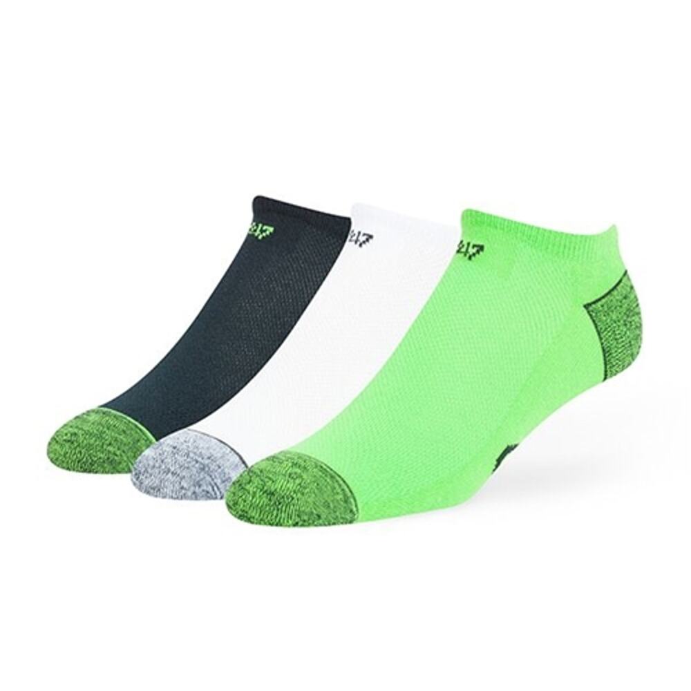 NFL Seattle Seahawks Socks L Green No Show Sock 3 Pack New Wickening